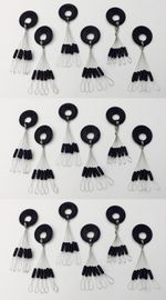 108 X Sliding Float Stops Rubber Grippa Barrel Rig Buffer Line & Braid Fishing