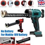 Electric Glass Glue Caulking Gun Seams Sealant Glue Gun with LED For Makita 18 V