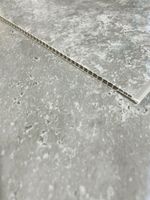 Grey Concrete Gloss Bathroom Wall Panels Shower Wet Wall PVC Cladding Kitchen 