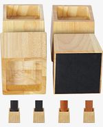Wood Furniture Riser Block Square Natural Wood Non-Slip Base 3”inner