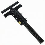 Right-Angle Sliding T-Ruler | Accurate, carpentry T-ruler, Aluminum-Alloy,