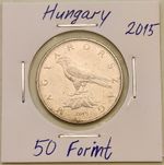 Hungary coin,  50 Forint,  2015