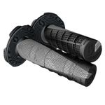 Scott Deuce handle bar grips & Donuts Double density Half waffle Black Grey MX