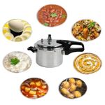 Pressure Cooker Aluminium Induction Base Dual Handle Cookware 3L 9L 11L 23L