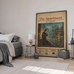The Apartment Retro Minimal Movie Print | Film Poster | Canvas & Framed