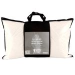Die Zudecke Hungarian White Goose Down Bolster Pillow, 19 x 36 Inch