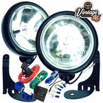 Black Spot lights Lamps Brackets Wiring Kit For BMW Mini R50 52 R53 2001 to 2006