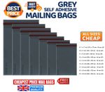 GREY Postal Post Packaging Bags Plastic Parcel Mailing Packing Postage Self Seal