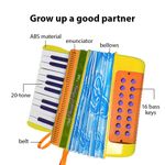Mini 20-key 16-bass Accordion ABS Material With Buckle Button Accordion Hand-eye
