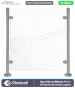 Glass Balustrade System, 10mm Toughened Glass, Grade 316 Stainless Steel Posts