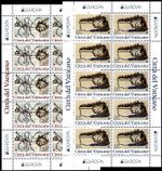 VATICAN  1997/2020 EUROPA CEPT SHEETS - each available to buy seperately