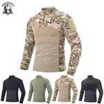 Tactical Men's Tops Military E3 Combat Shirt Paintball Long Sleeve Army T-Shirt