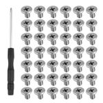 50 Pack M.2 Ssd Mounting Screws Kit, Laptop Nvme Ssd-Mounting with Screwdriver