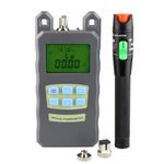 Optical Power Meter Fiber Optic Tester Handheld, 30 mW red light Visual Fault L