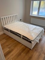 New Aspire White Storage Bed and  Invigorate Pocket Memory  Foam Mattress (4ft)