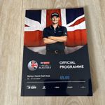 The British Masters Programme Played At Walton Heath