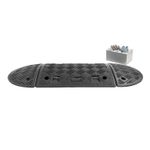 1 M All Black Speed Ramp Kit: 75mm 5 MPH (Fixings Included)