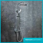 Messi Cool Touch Shower Thermostatic Kit With Adjustable Rigid Riser Mixer Valve