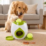 Automatic Dog Ball Launcher Pet Feeder Tennis Fetch Interactive Training Toy