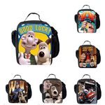 Wallace & Gromit Insulated Lunch Bag Outing School Food Picnic Bag Lunchbox Gift