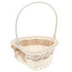 Wedding Basket Petal Storage Basket small gift bags with handles weaving basket