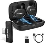 UK Moman CP2(C) Wireless Lavalier Microphone for Type-C Smartphone PC Recording