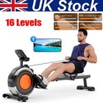 Magnetic Rowing Machine Rower with LCD Monitor Home Gym Fitness Cardio Workout