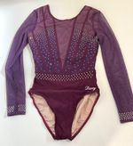 New Girls Gymnastic Darcy Leotard Size 38 ALA
