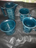 Vintage Portmeirion Blue Juniper tea set