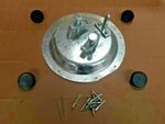 Land Rover Series 1/2/2a/3 Bonnet Spare wheel mounting carrier kit 333458 332972