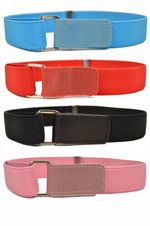 Childrens/Kids Belts. Unisex, Adjustable, Elasticated, Stretch Hook & Loop Belts