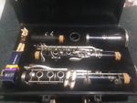 Vintage Vito Reso‑Tone 3 clarinet 1970s–80s with case, accessories, 9 reeds