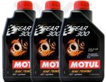 Motul Gear 300 75W-90 Synthetic Racing Transmission Oil 3 Litre 3L (1L X 3)