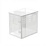 Acrylic Dog Crate with Cushion Lockable Acrylic Dog Crate Ventilated