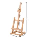 Beech Wood Tabletop Easel Desktop Art Painting Stand Canvas Photo Display Holder