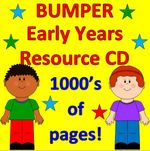 SALE-BUMPER PACK - 1000's of pages of resources on CD Childminder, EYFS, PHONICS