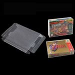  Game Box Protectors / Case / Clear Display Box For Nintendo SNES / N64 Games