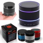 JUSTOP Bluetooth Wireless Speaker Portable LED Light Extra Bass Loud MicroSD UK
