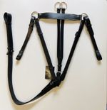 3-POINT HUNT LEATHER BREASTPLATE, PONY, COB & FULL BROWN BLACK *FREE POSTAGE*