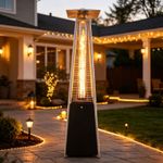 HEATSURE Outdoor Garden Patio Gas Heater Pyramid Style 10.5kw Propane Heater