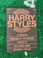 Harry Styles - Together Wembley Night 6 Poster - 23 June 2026 - Limited Edition
