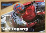 Carl Foggy  Fogarty  Shark Helmets Promotional Poster Ducati 916 Agip Superbikes