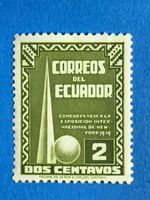 1939 ECUADOR stamp 2 cents, New York International Convention 1939 ,E Fine