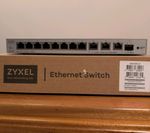 Zyxel XGS1250-12 Managed Ethernet Switch 8x1GbE, 3x10GbE, 1x10GbE SFP+ Ports