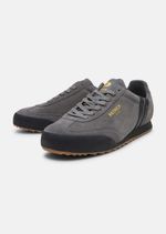 Patrick Rio Mens Trainers Casual Shoes Charcoal Black 80s Retro Design