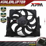 Engine Cooling Radiator Fan For BMW F20 F21 F22 F23 F30 F34 F36 316 318 320 418