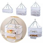 Foldable Drying Net Herb Dryer Mesh Vegetable Food Fish Hanging Drying Rack
