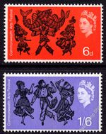 1965 Commonwealth Arts Festival Phosphor Set SG669 - 670p Unmounted Mint MNH