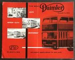 DAIMLER FLEETLINE DOUBLE DECK Passenger Chassis Sales Brochure 1960 #60/6022 WOP