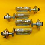 Suspension Unit & Hub 2x PAIR 500kg Zinc Plated 4 Studs On 4" PCD for Trailer UK